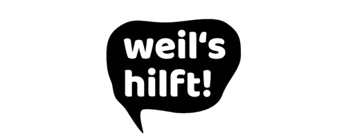 Logo: weil's hilft!